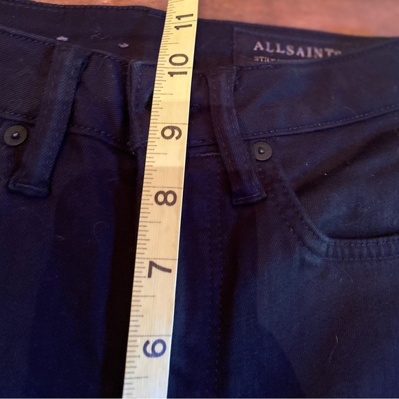 💥AllSaints Stilt Jet Black Jeans💥 NWOT - Picture 10 of 13